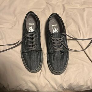 Vans low top denim shoes